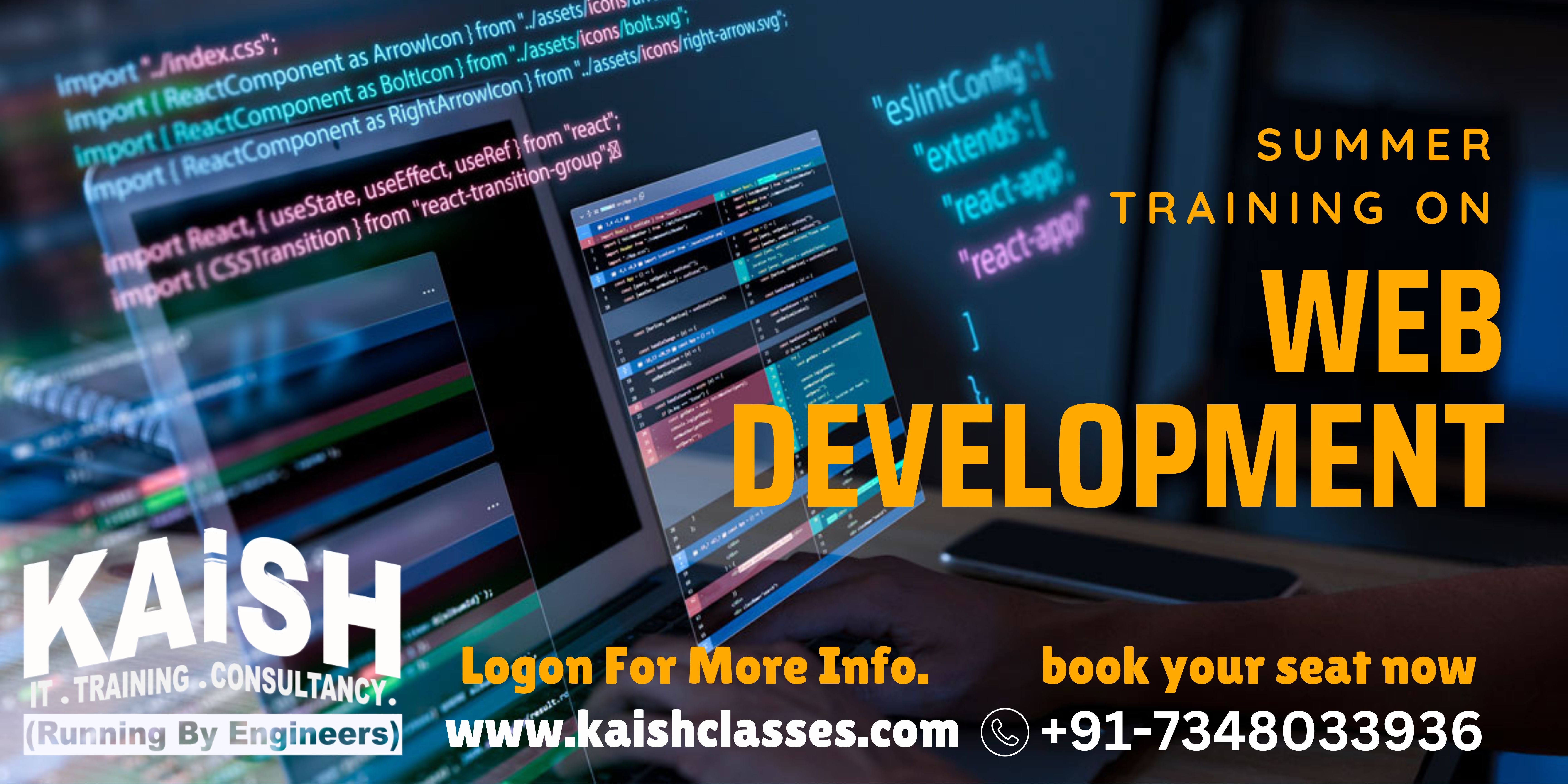 Best Summer Training Institute for Web Development in Lucknow - Kaish Web Solution